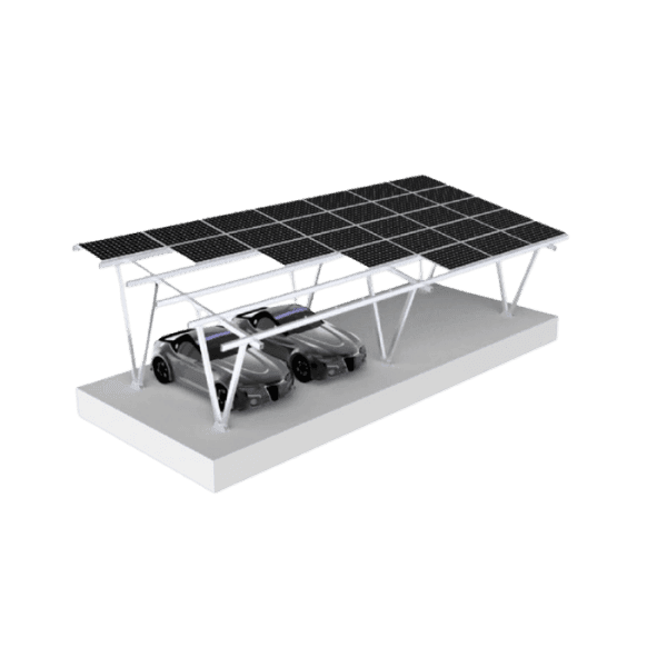 Цялостна алуминиева конструкция за соларен паркинг Enerack Carport